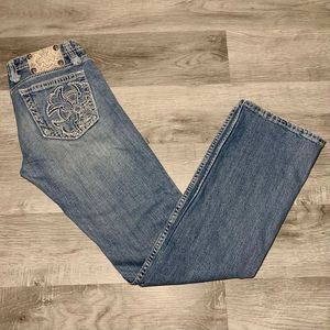 MISS ME Y2K Mid Rise Straight Jeans in Sonoma (Size 29)